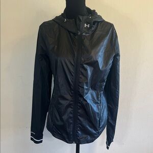 Under Armour Storm 1 Women's Black Hooded Running Jacket